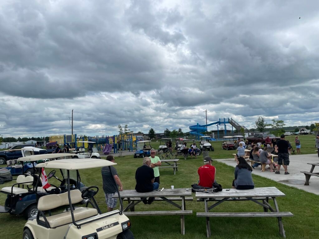 Seasonal campgrounds on Lake Erie 12 Waterpark at Maitland show trailer park in niagara Ontario
