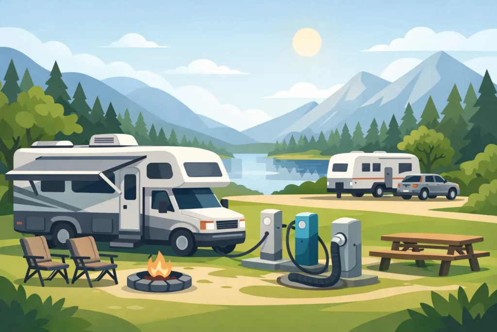 What Full Hookup RV Campgrounds Offer