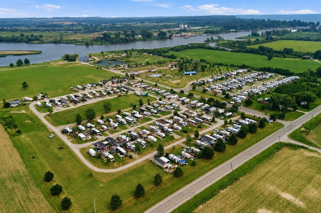 seasonal campgrounds in Haldimand County near Lake Erie