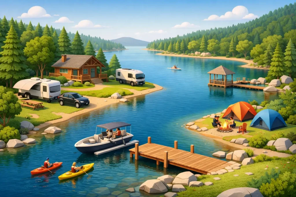 Why Choose a Private Waterfront Campground 2 Why Choose a Private Waterfront Campground